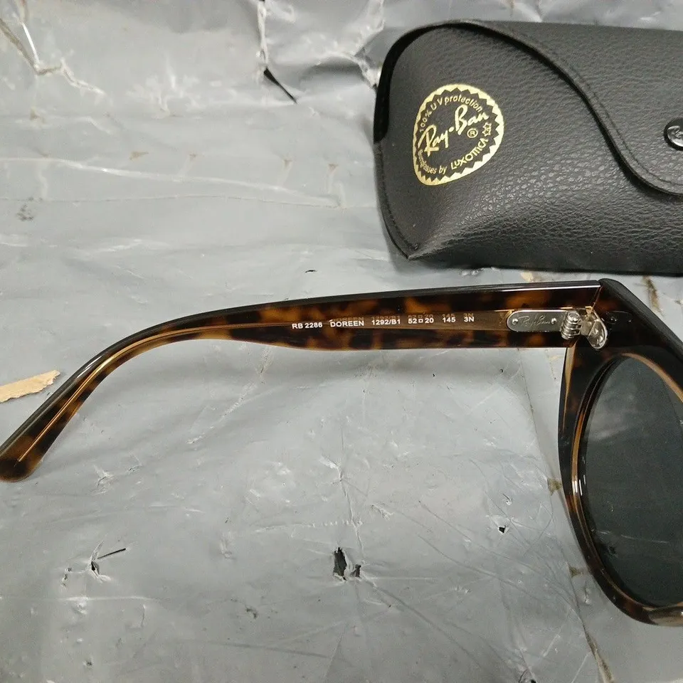 RAYBAN DOREEN TORTOISE SHELL SUNGLASSES