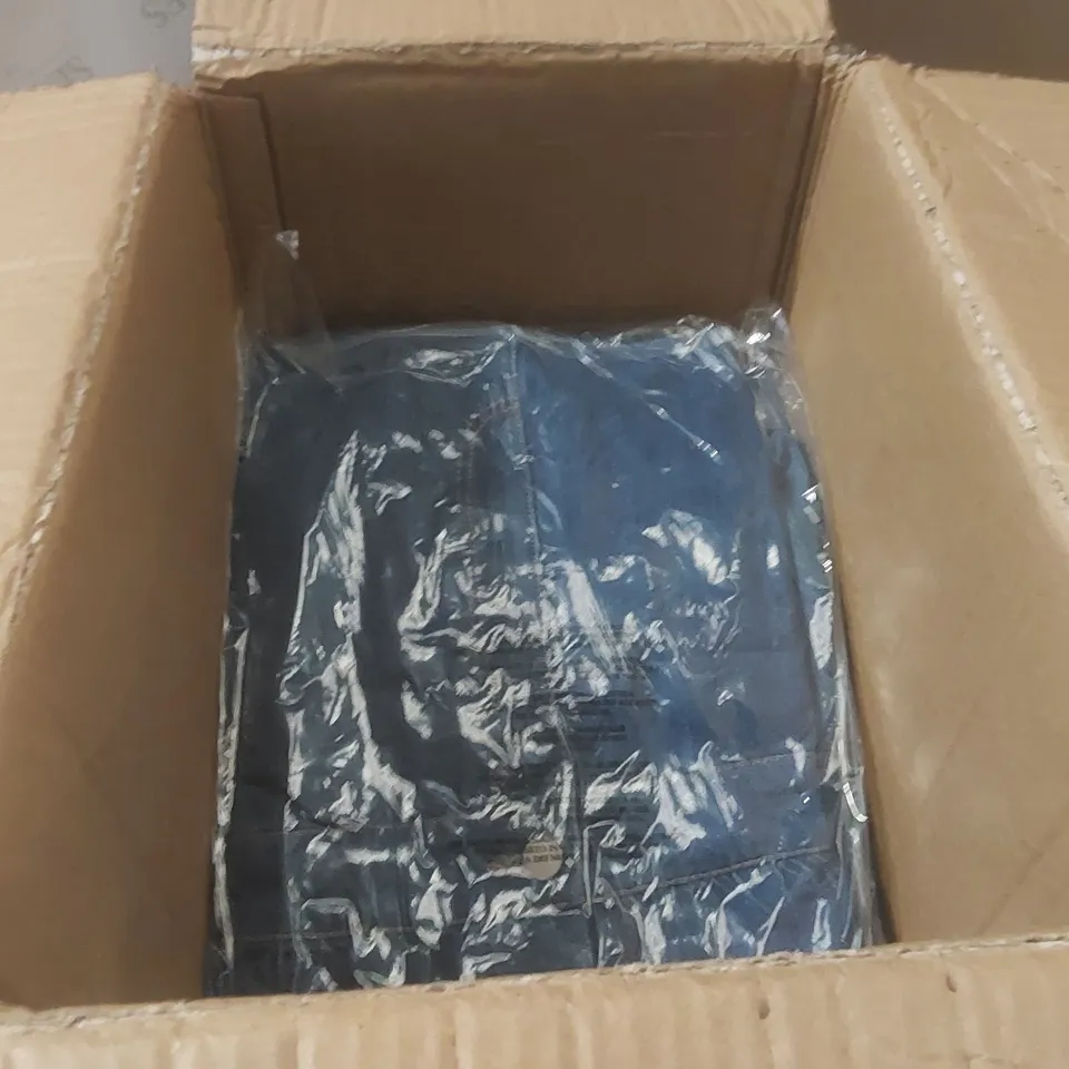 BOX CONTAINING APPROXIMATELY 6x BRAND NEW SIMPLY BE MID WASH DENIM JUMPSUITS - SIZE 24