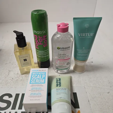 APPROXIMATELY 15 ASSORTED HEALTH & BEAUTY PRODUCTS TO INCLUDE RECOVERY CONDITIONER, SCALP SERUM, JO MALONE BODY WASH ETC