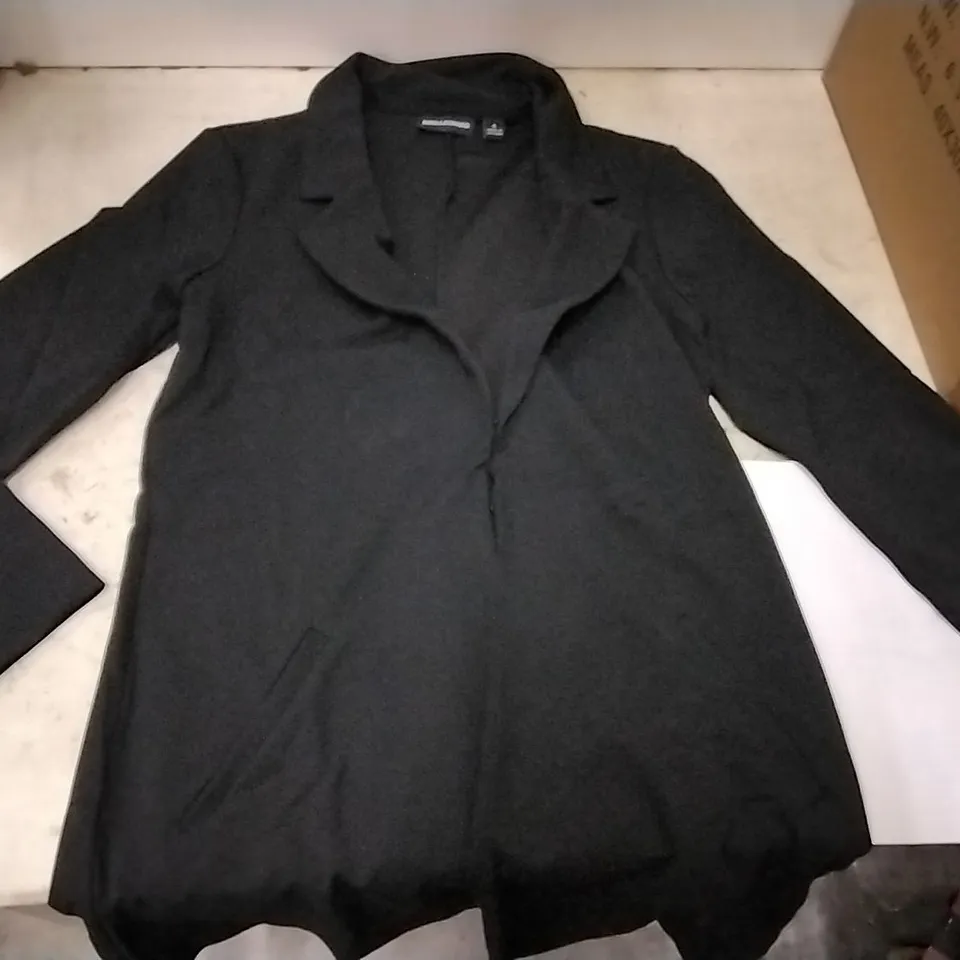 BOX OF 9 NINA LEONARD BLACK WOMENS HOOKED JACKET SMALL
