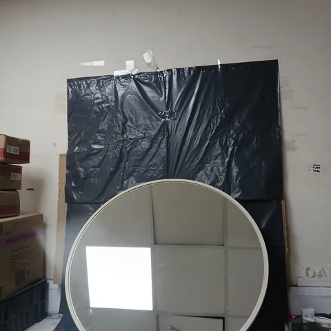 BOXED MICHELLE KEEGAN HOME CONCRETE MIRROR 80CM (1 BOX)