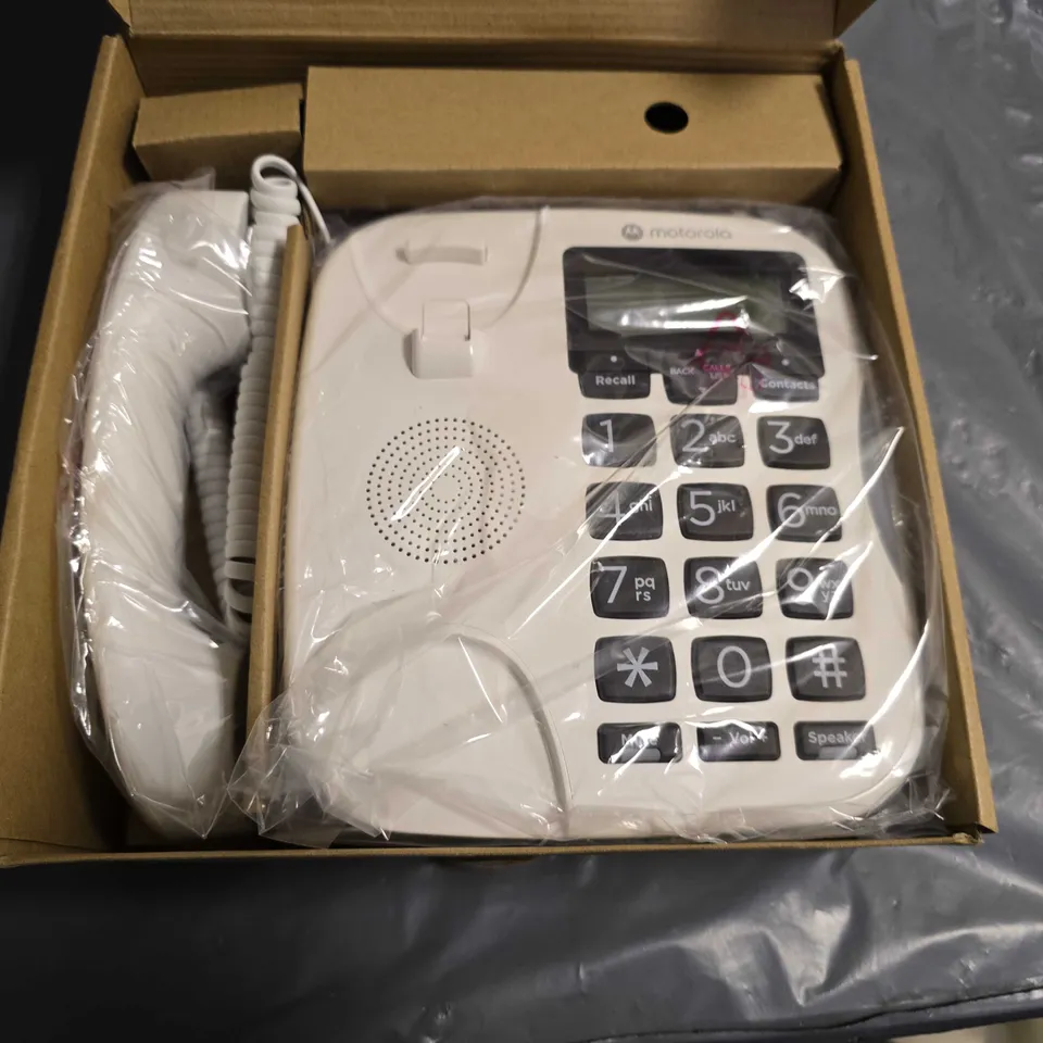 BOXED MOTOROLA FW500 EMERGENCY BACK UP LINE TELEPHONE