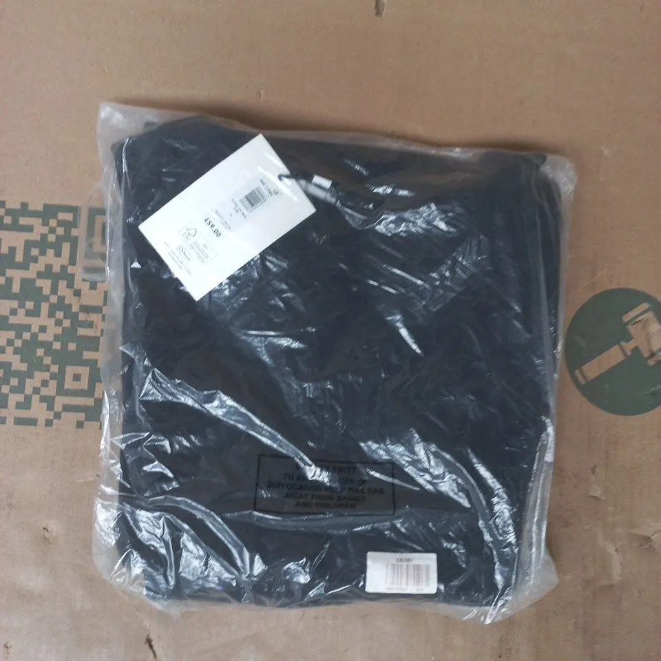 BAGGED JOHN LEWIS TWIST JERSEY DRESS IN BLACK SIZE 14