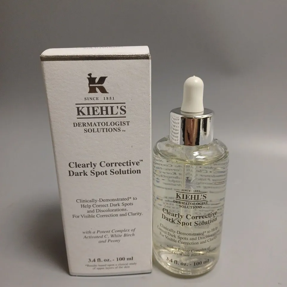 KIEHL'S DERMATOLOGIST SOLUTIONS CLEARLY CORRECTIVE DARK SPOT SOLUTION 100ML
