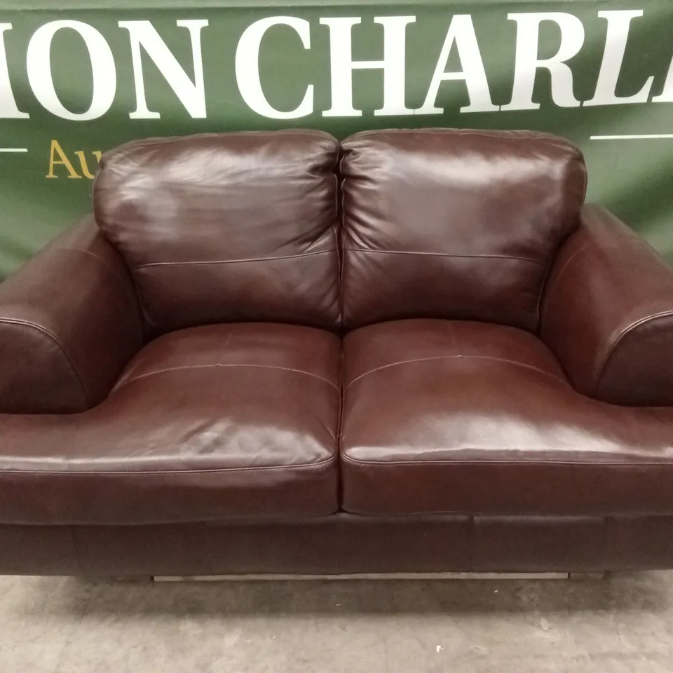 ASTORIA ITALIAN LEATHER 2 SEATER SOFA RRP £999