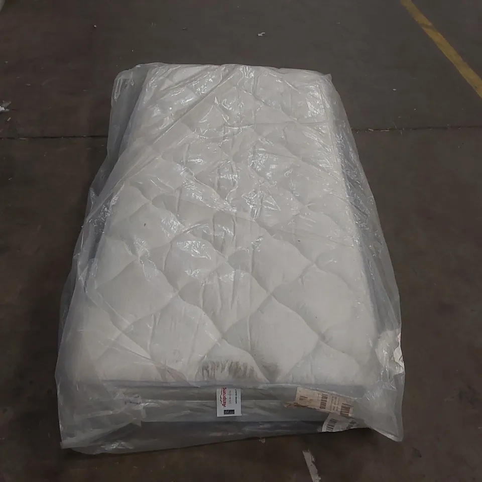 QUALITY BAGGED SINGLE 90cm AIRSPRUNG LUXURY QUILTED MEDIUM MATTRESS
