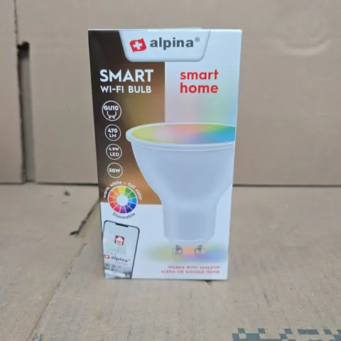 ALPINA SMART WIFI BULBS – BOX OF 10PCS DIMMABLE, RGB