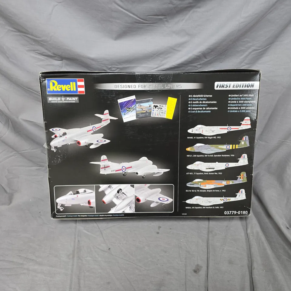 REVELL GLOSTER METEOR F.8/FR.9 MODEL KIT 1:32 – FIRST EDITION (BOXED)