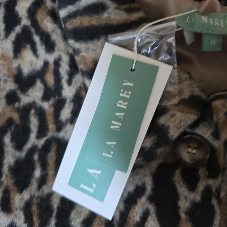 LA MAREY LEOPARD PRINT COAT – WOMEN'S, UK M (M) 