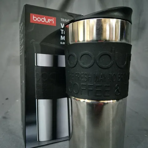 BOXED BODUM VACUUM TRAVEL MUG