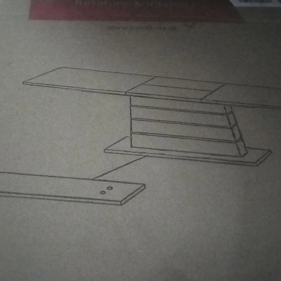 BOXED TORELLI MASSIMO EXTERIOR DINING TABLE GREY 160-220CM (BOX 3 OF 3 ONLY)