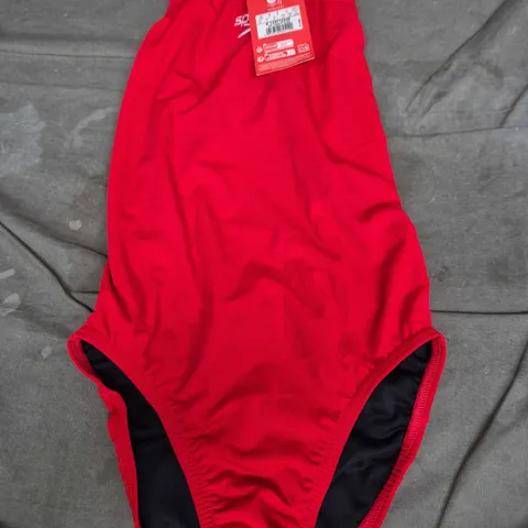 SPEEDO RED ONE-PIECE SWIMSUIT SIZE 8
