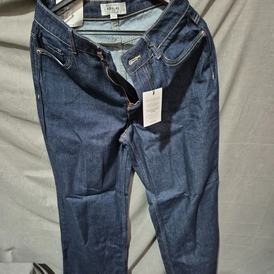 NEW LOOK ADALAE WIDE LEG JEANS, UK 10 (EU 38), REGULAR, DENIM