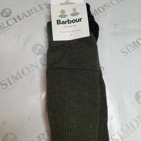 BARBOUR RICH BOOT SOCKS SIZE 6-8