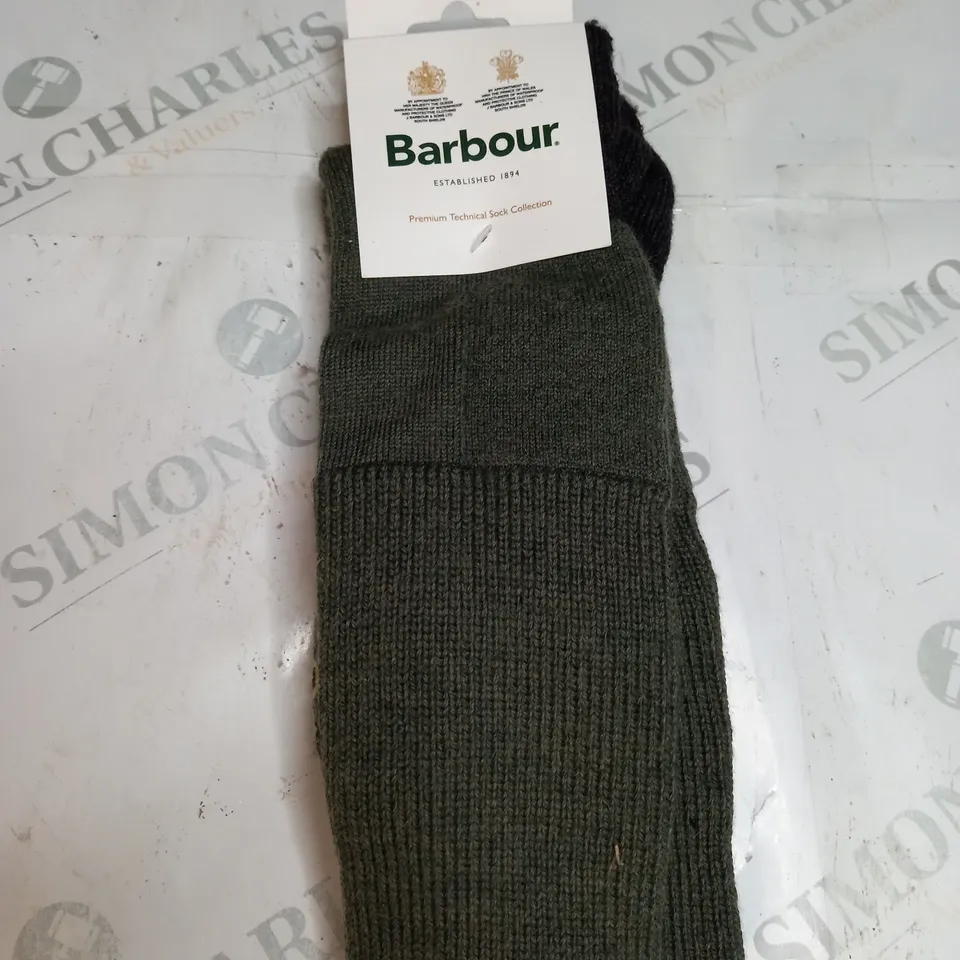 BARBOUR RICH BOOT SOCKS SIZE 6-8 