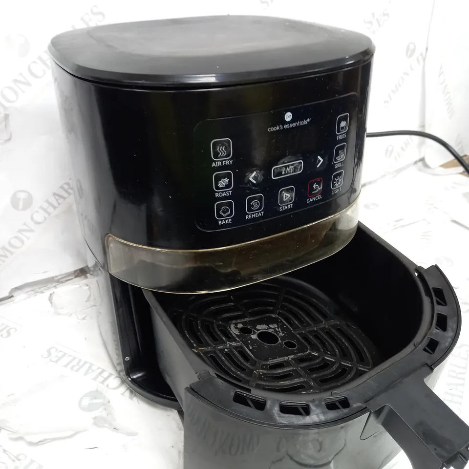 COOK'S ESSENTIALS AIR FRYER - BLACK