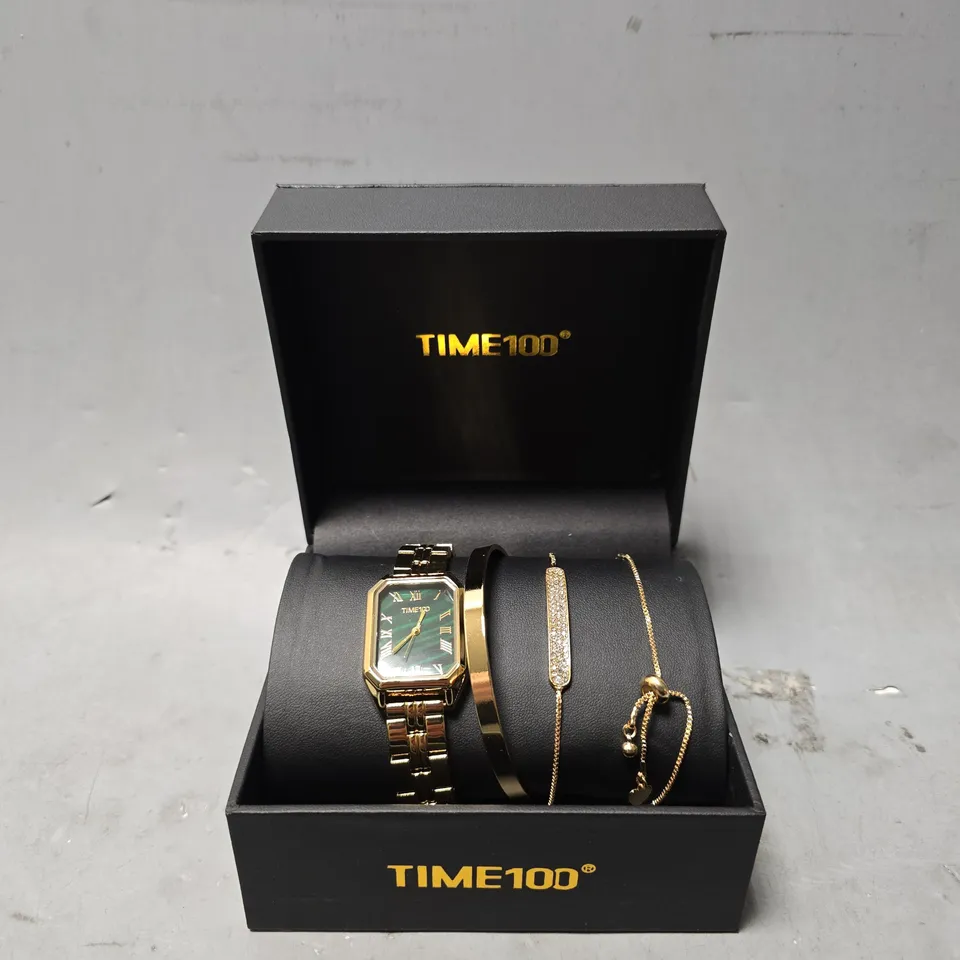 BOXED TIME100 GIFT JEWELLERY SET 