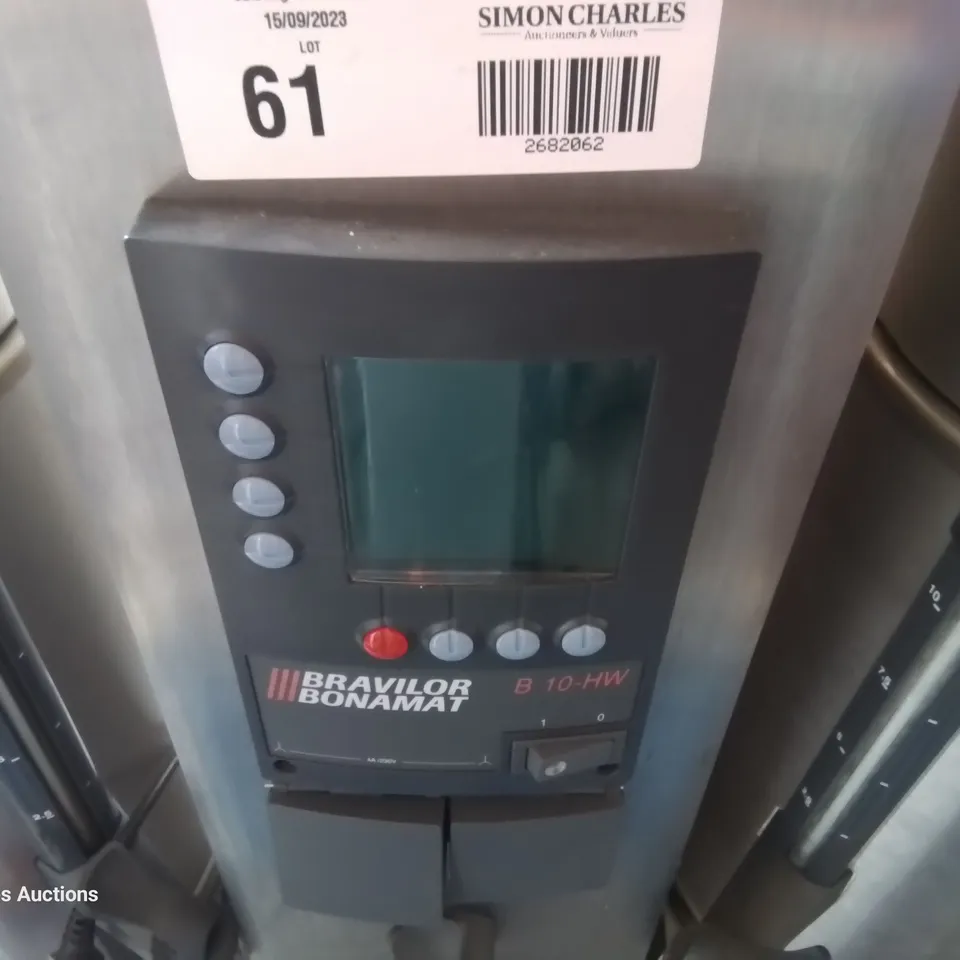 BRAVILOR BONAMAT B10 HOT WATER BOILER & URNS
