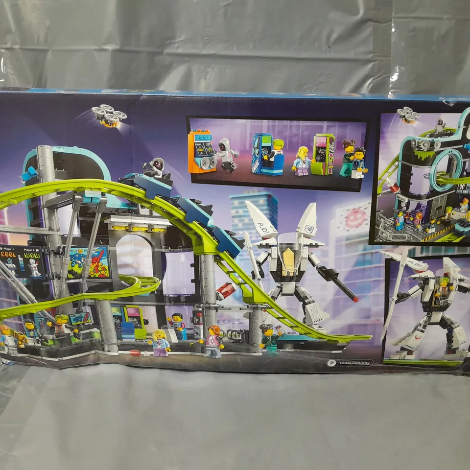 LEGO CITY ROBOT WORLD ROLLER-COASTER PARK TOY 60421 RRP £89.99