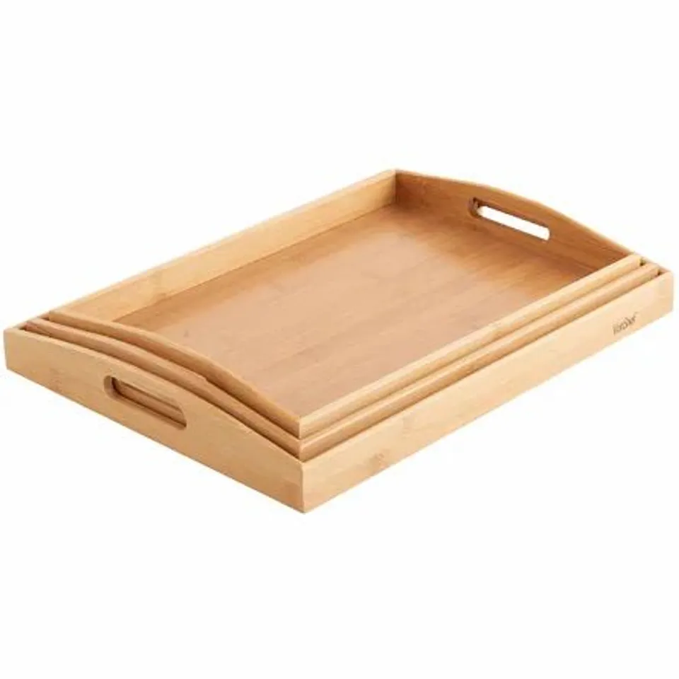 3 PIECE SERVING TRAY SET 
