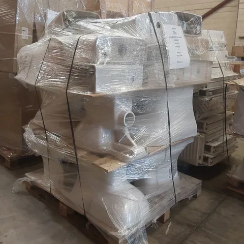 PALLET CONTAINING APPROXIMATELY 24x IDEAL & ARMITAGE SHANK CERAMIC TOILET CISTERNS & BASINS