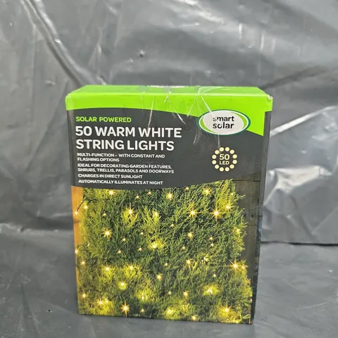SMART SOLAR 50 WARM WHITE STRING LIGHT 