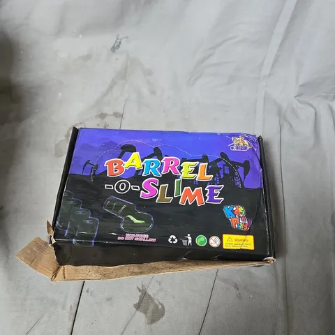 APPROXIMATELY 5 BOXES OF BARREL - O - SLIME - DAMAGED BOXES