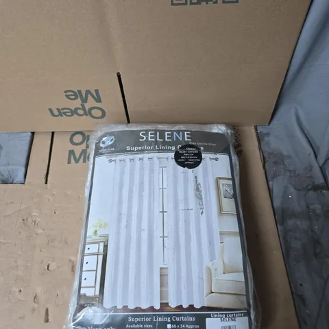 SELENE VELVET CURTAINS – LINING, RING TOP, 2 TIEBACKS, 168 X 137 CM (66 X 54 IN) APPROX