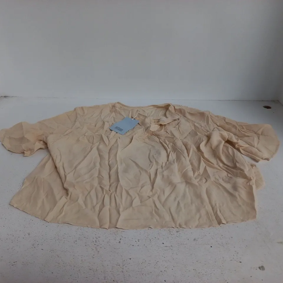 &OTHER STORIES BEIGE LIGHTWEIGHT BLOUSE EU MEDIUM