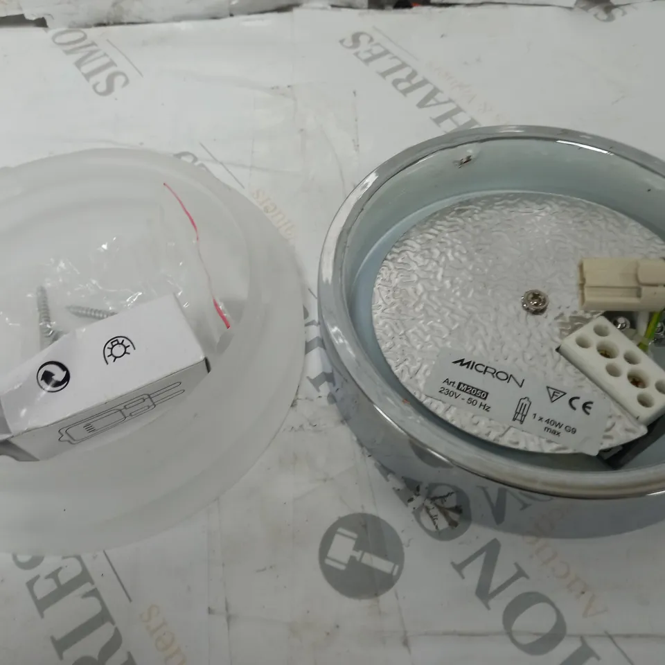 MICRON BRICK 1-LIGHT FLUSH CEILING LIGHT