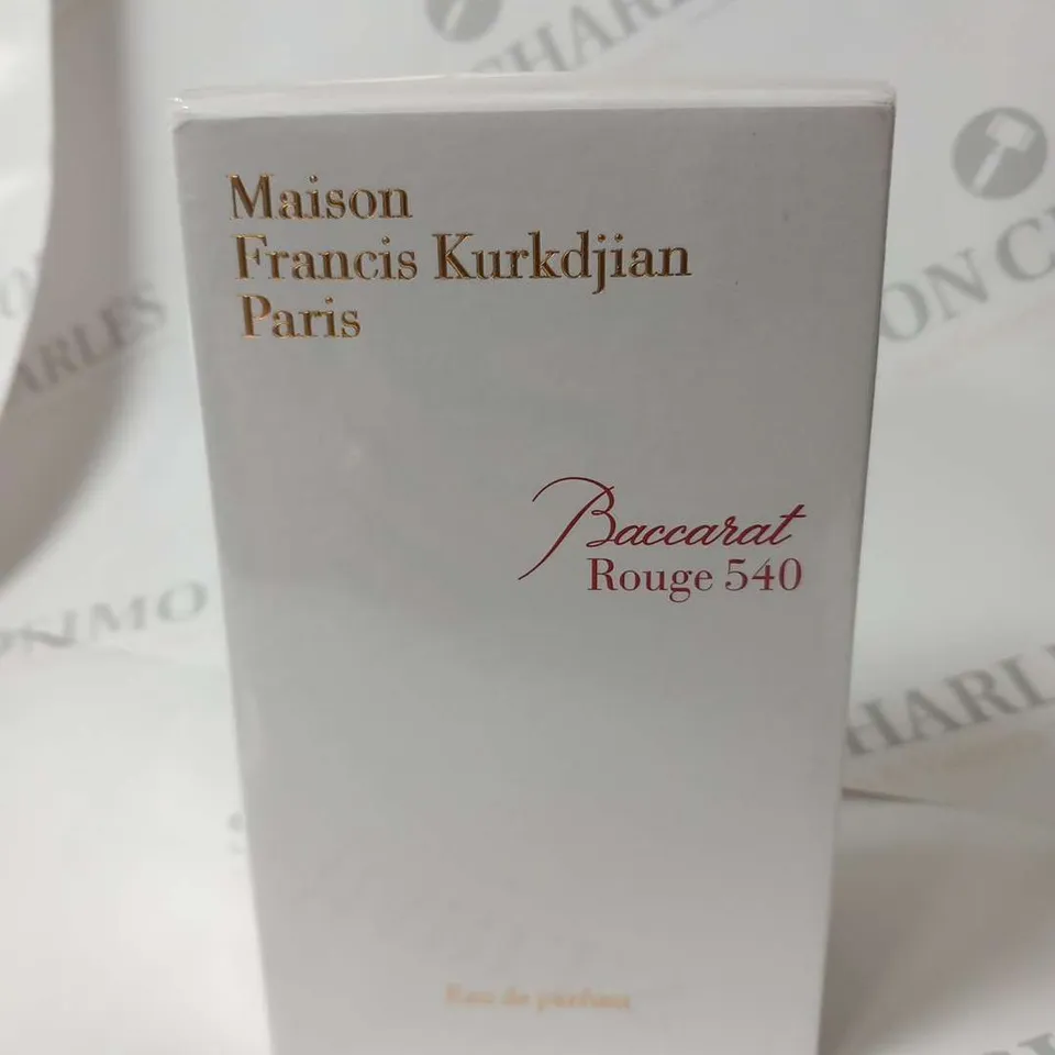 BOXED AND SEALED MAISON FRANCIS KURKDJIAN PARIS BACCARAT ROUGE 540 EAU DE PARFUM 70 ML