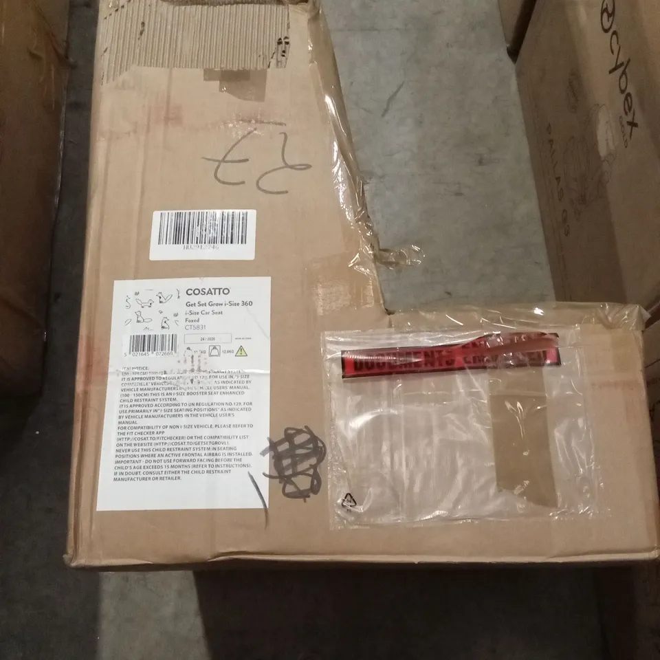 BOXED COSATTO GET SET GROW I-SIZE 360 CAR SEAT - FOXED