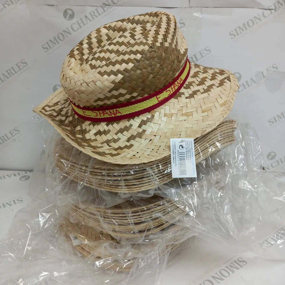 APPROXIMATELY 120 SOMBRERO CABALLERO SUMMER STRAW HATS 