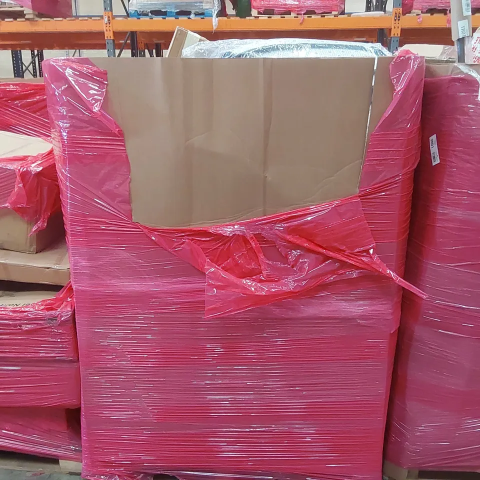 PALLET OF ASSORTED ITEMS INCLUDING: ELECTRIC CLOTHES DRYER, WALL MOUNTED POST BOX, KIDS SCOOTER, KEPLIN PICK UP TOOLS, LARGE RUG ECT