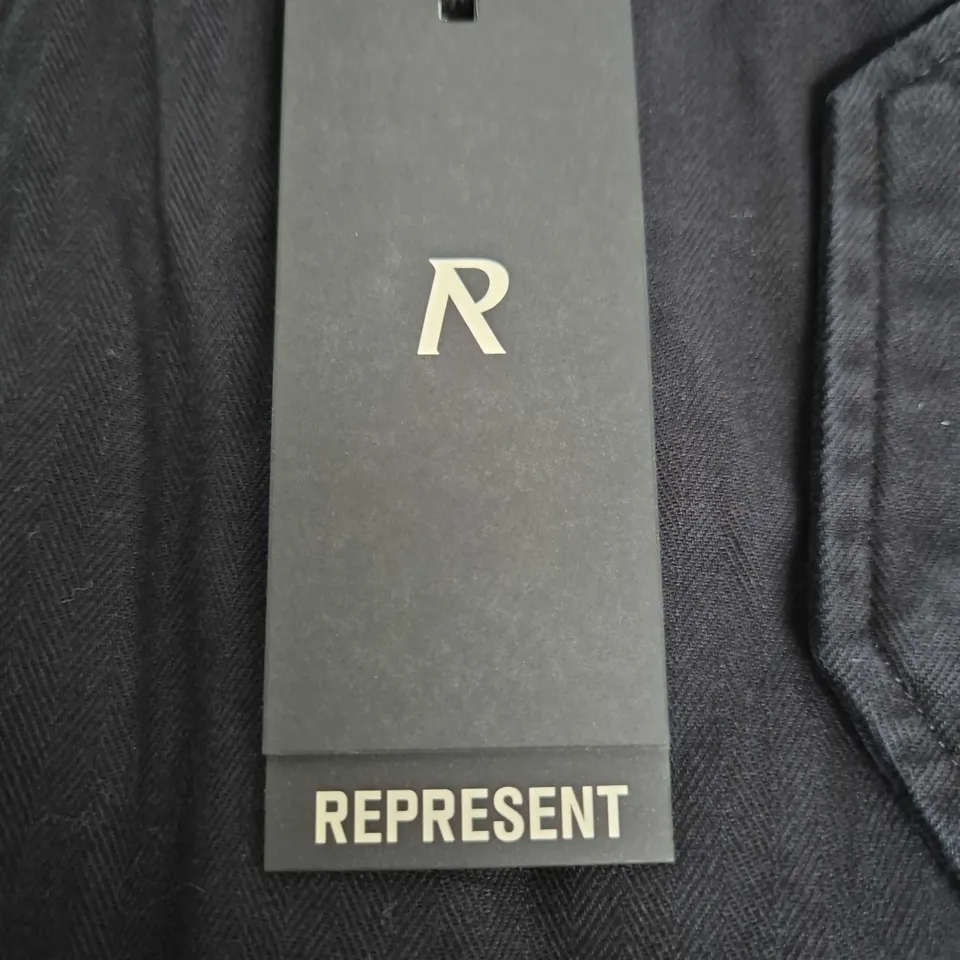 REPRESENT WORKSHOP SHORT – COTTON, BLACK, UK L (MEN'S)
