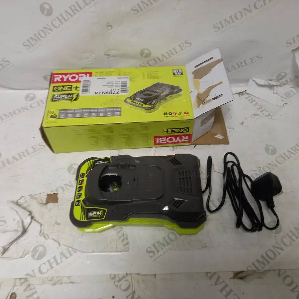 RYOBI-ONE+ 18V SUPER FAST CHARGER
