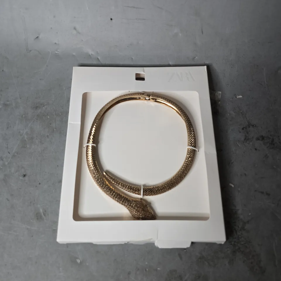 BOXED ZARA SNAKESKIN PRINT CHOKER NECKLACE