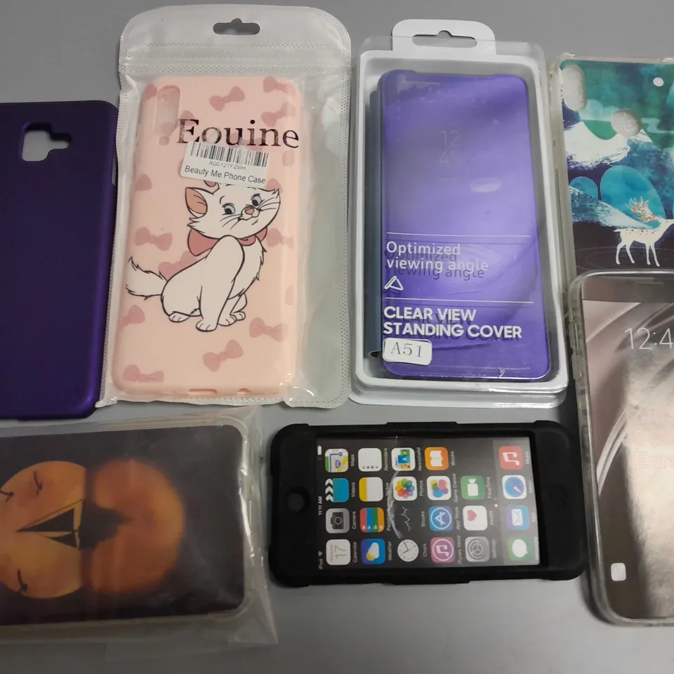 LOT OF 7 ASSORTED PHONES CASES 