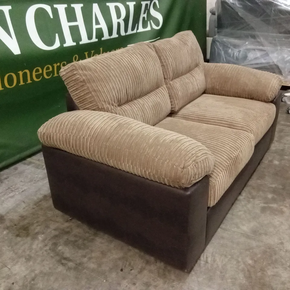 ARMSTRONG 2 SEATER SOFA - BROWN RRP £549