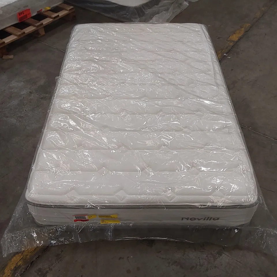QUALITY BAGGED NOVILLA 25CM ORTHO MEMORY FOAM POCKET SPRUNG 120CM SMALL DOUBLE MATTRESS