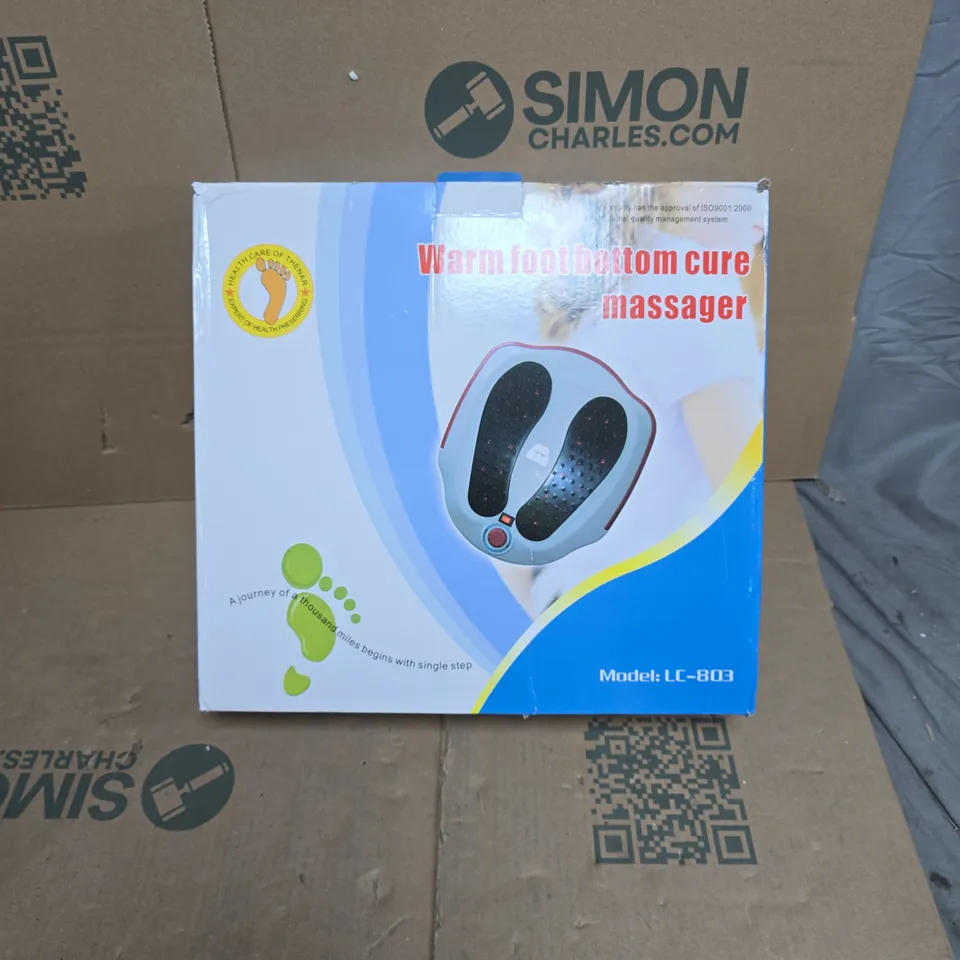 WARM FOOT BOTTOM CURE MASSAGER – BOXED