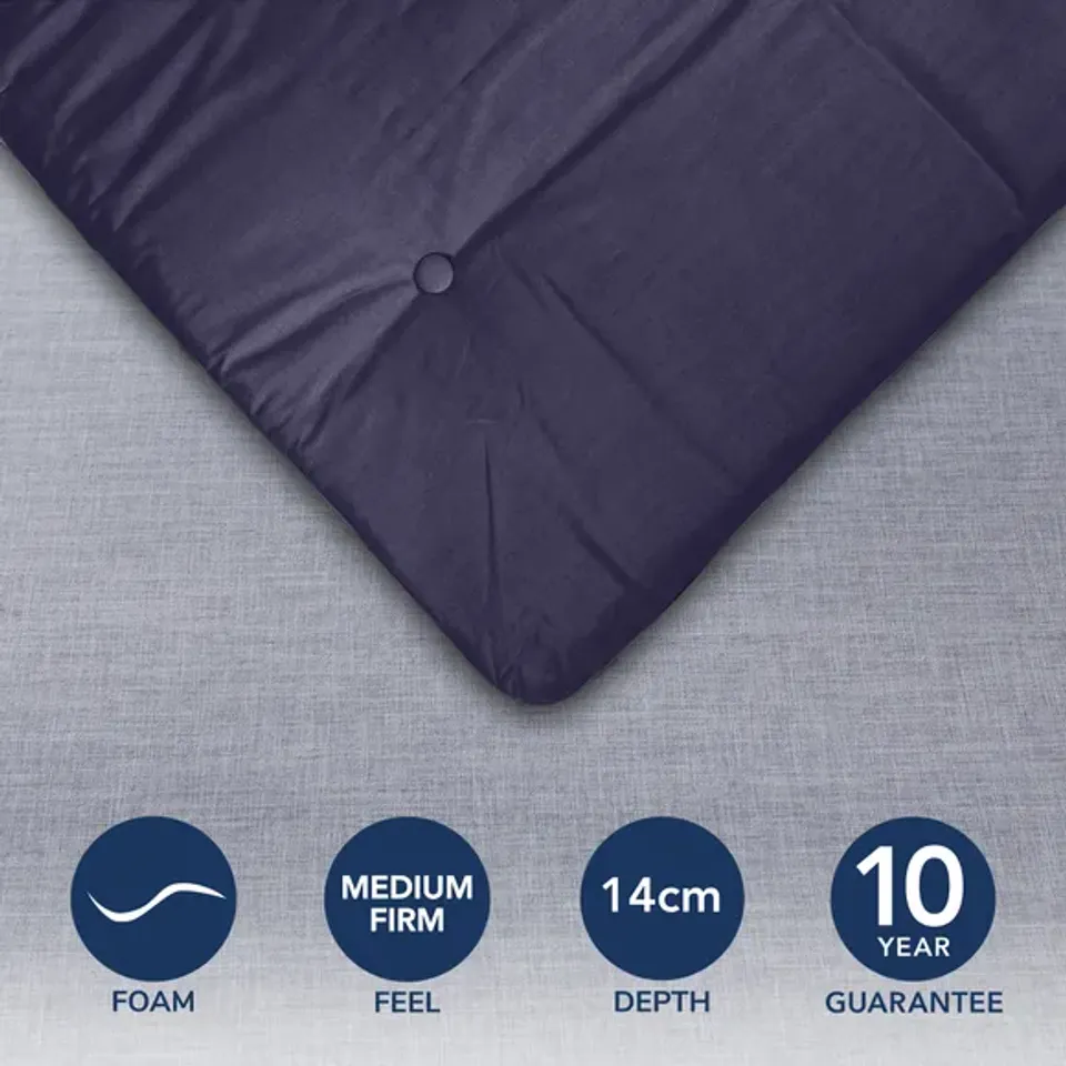 BOXED MITO DOUBLE MATTRESS NAVY