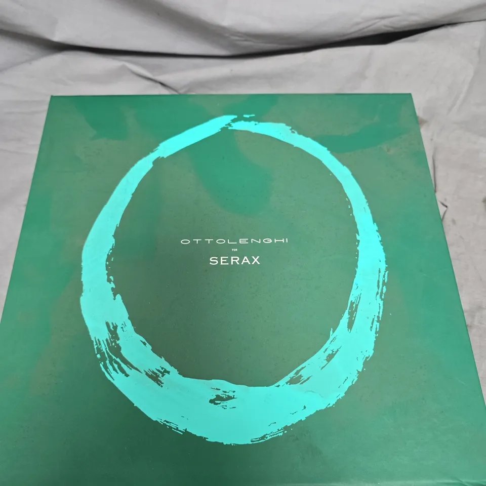 OTTOLENGHI FOR SERAX – YELLOW CERAMIC PLATE WITH DOTTED CONCENTRIC RINGS