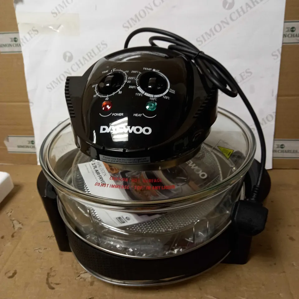 DAEWOO DELUXE 17L 1300W HALOGEN AIR FRYER 