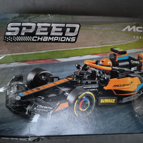 BOXED LEGO SPEED CHAMPIONS 2023 MCLAREN FORMULA 1 CAR - 76919