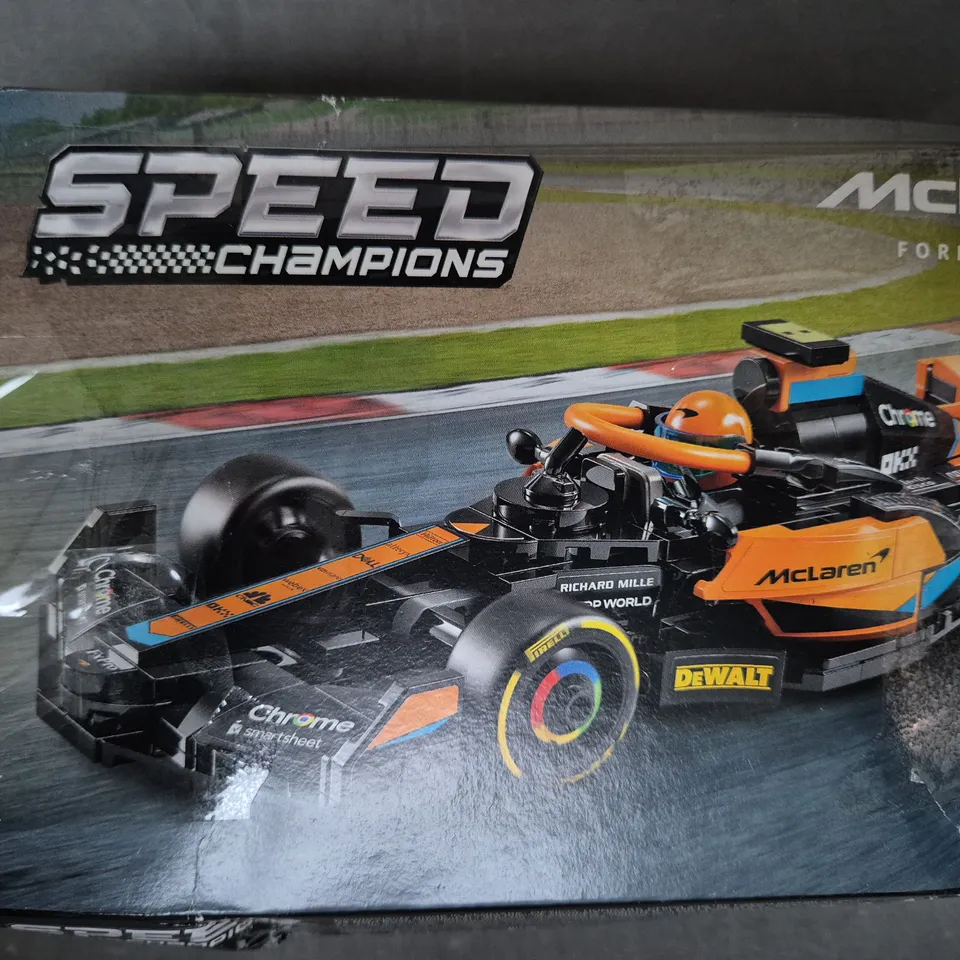 BOXED LEGO SPEED CHAMPIONS 2023 MCLAREN FORMULA 1 CAR - 76919