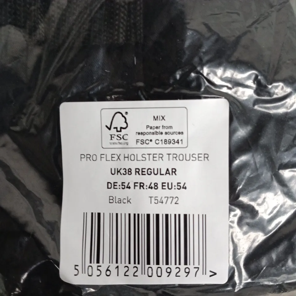 BAGGED SCRUFFS PRO FLEX HOLSTER TROUSER – UK38 REGULAR, BLACK