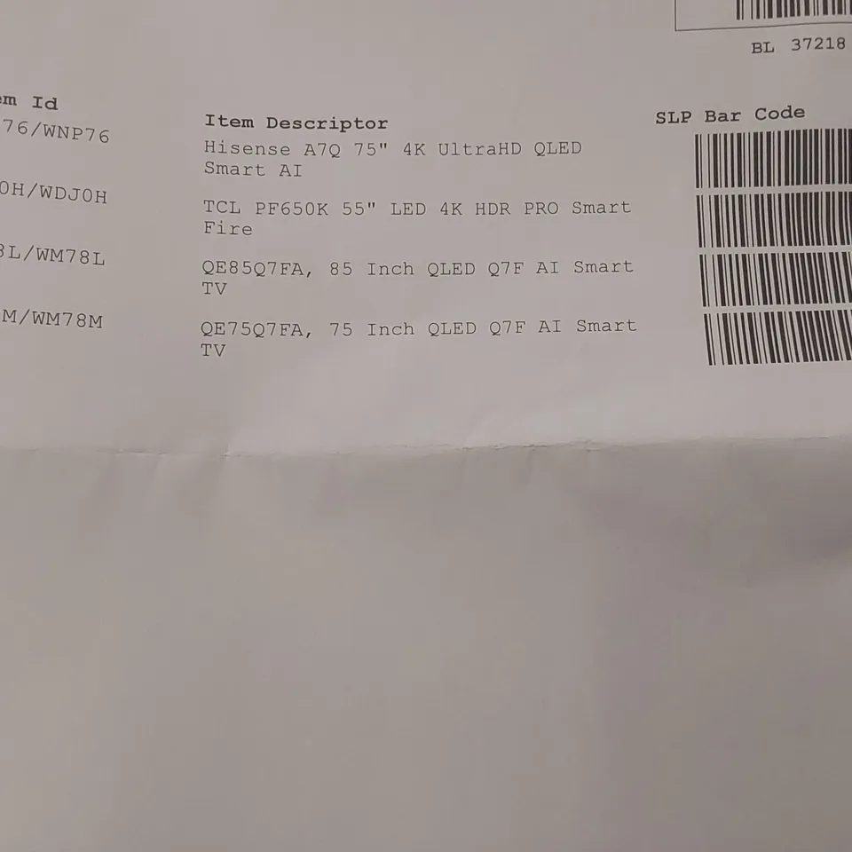 PALLET CONTAINING ASSORTED DAMAGED TVs