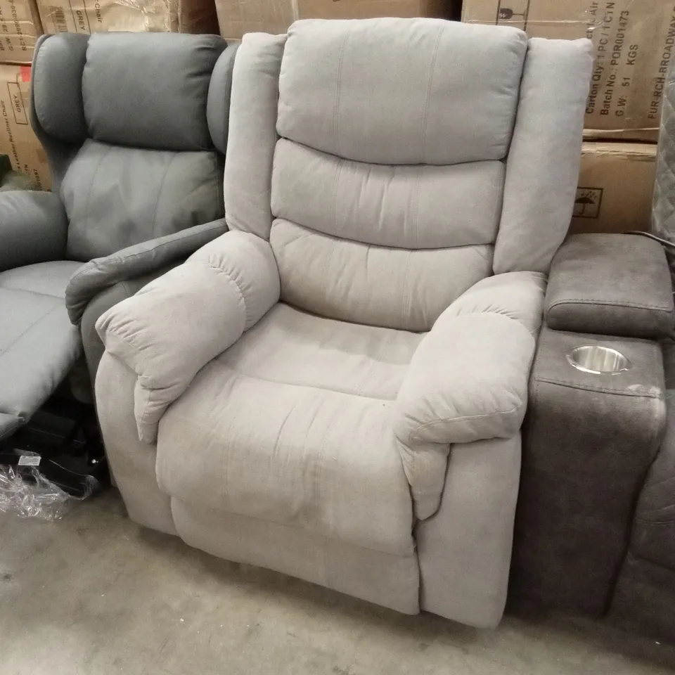 DESIGNER FABRIC RECLINER CHAIR