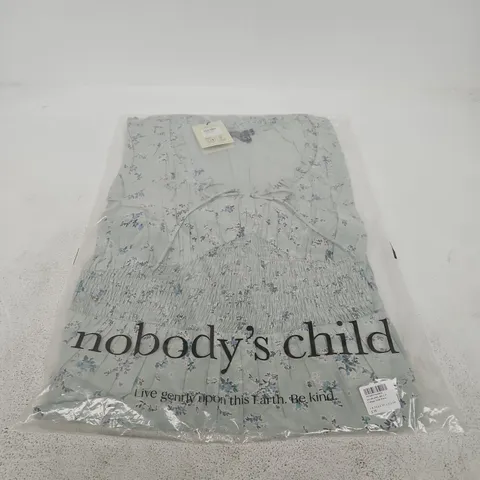 NOBODY'S CHILD FLORAL MIDI DRESS – UK 14